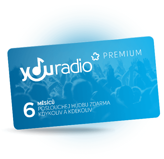 Předplatné Youradio Premium na 6 měsíců - elektronický voucher